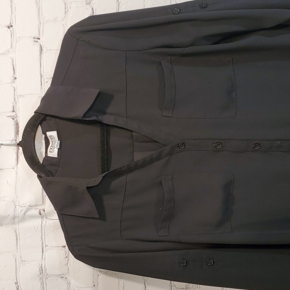 Express black portofino shirt size M - Picture 2 of 9